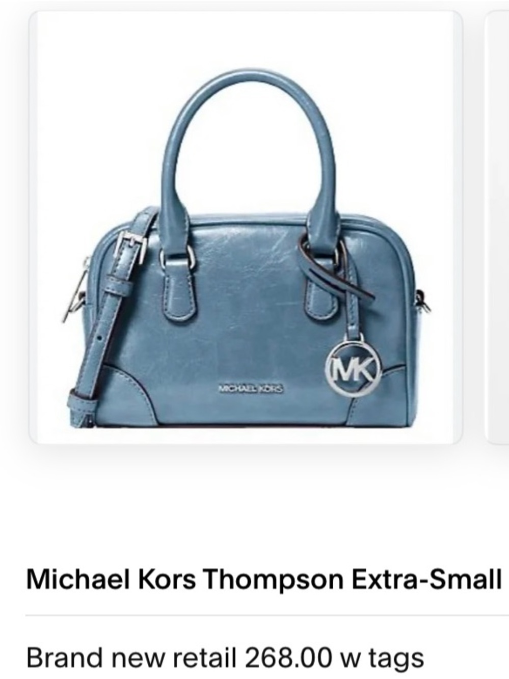 Michael Kors Satchel in Dusty Blue